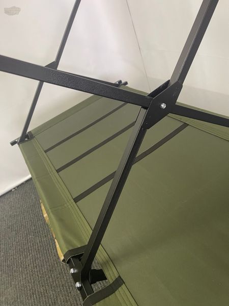 Розкладачка військова польова rPro посилена стропою  (196x66x47 см),  Хакі rPro-STP-Haki  фото
