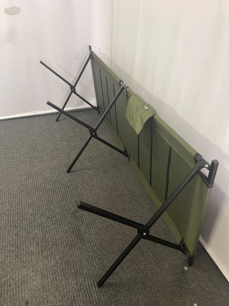 Розкладачка військова польова rPro посилена стропою  (196x66x47 см),  Хакі rPro-STP-Haki  фото