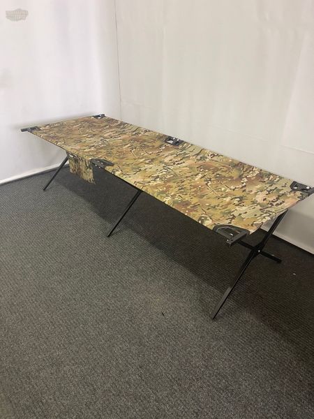 Розкладачка військова польова rPro  посилена стропою (196x66x47 см), колір Мультикам rPro-STP-Mult фото