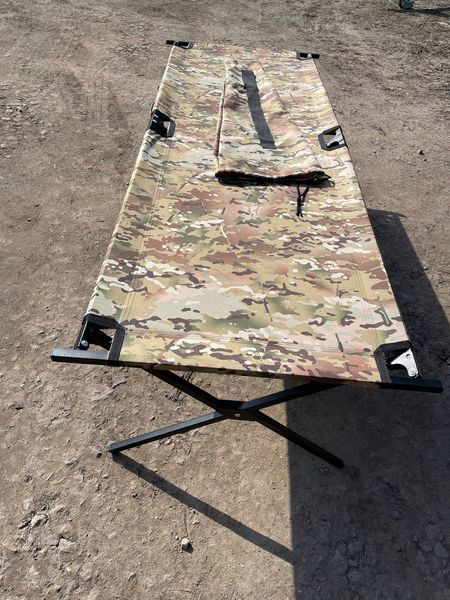 Розкладачка військова польова rPro XL (206x72x54 см), Мультикам  rPro-XL-Mult фото
