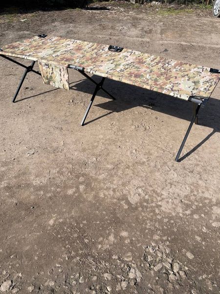 Розкладачка військова польова rPro XL (206x72x54 см), Мультикам  rPro-XL-Mult фото