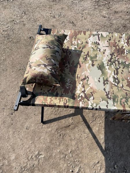 Розкладачка військова польова rPro XL з подушкою (206x72x54 см), Мультикам  rPro-XL-P-Mult фото